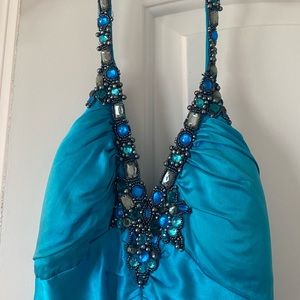 High to low prom dress